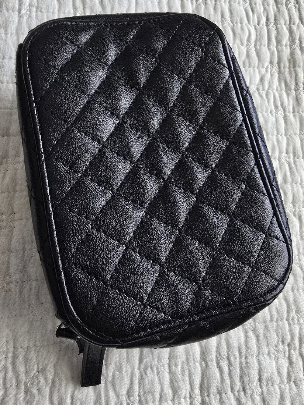 Trish McEvoy Black Quilted Makeup Planner (Small)